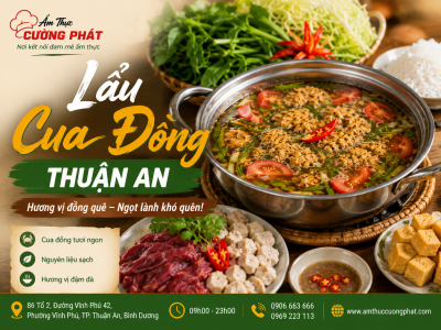 Lẩu Cua Đồng Chính Hiệu Cường Phát | Ẩm Thực Cường Phát