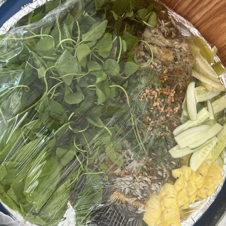 Cá Tai Tượng Chiên Xù